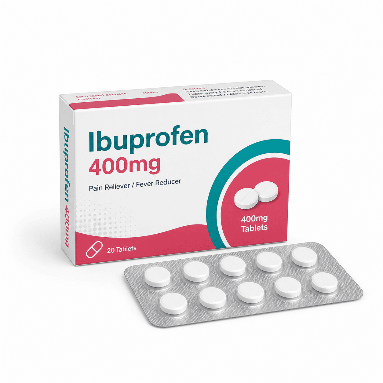 Ibuprofen 400mg product package