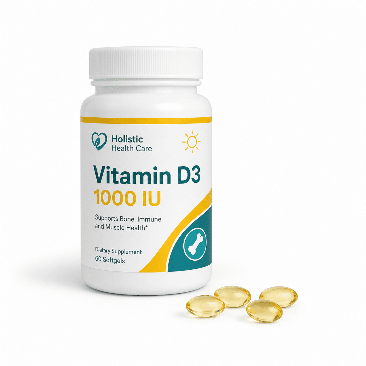 Vitamin D3 1000 IU product package