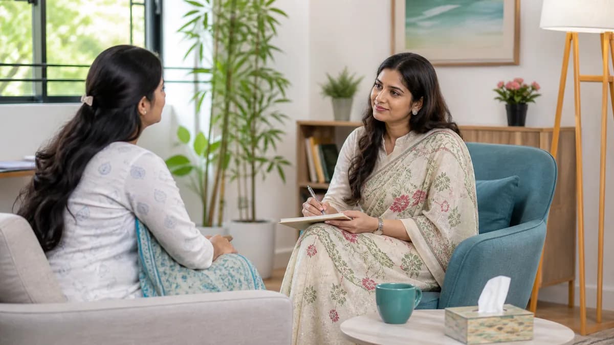 Doctor guiding a patient during a health education consultation